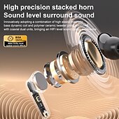 abordables Auriculares TWS-Auricular TWS pantalla táctil a todo color auriculares Bluetooth con reducción de ruido ANC pantalla LCD inteligente Auriculares para deportes