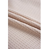 preiswerte Herrenhemd zum Knöpfen-Herren Hemd Sommerhemd Knopfhemd Lässiges Hemd Waffel-Shirt Schwarz Weiß Blau Kaki Langarm Glatt Kargen Täglich Urlaub Bekleidung Modisch Brautkleider schlicht Komfortabel