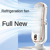 cheap Heating &amp; Cooling-Portable Air Conditioner Fan, Large Battery Dual Motor Household Small Air Cooler, 5-speed Air Cooling Fan 720 ° Surround Air Blower, Office, Tourism, Camping, Outdoor RV Portable USB Fan, Thanksgiving Halloween Christmas Gift
