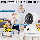 זול מצלמות רשת IP פנימיות-מצלמת IP 1080P HD מיני אלחוטי גלאי תנועה ראיית לילה עם אודיו פנימי דִירָה תמיכה