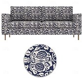 cheap Sofa Cover-100% Cotton 2-Seat 3-Seat Sofa Cover Floral Quilted Slipcovers  PARcover LITB PRIME cover