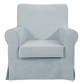 abordables Funda de sofá-Funda de Sillón de Terciopelo Color Sólido Acolchada