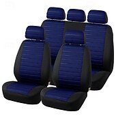 economico Coprisedili per auto-set completo coprisedile per auto compatibile con airbag universale interni auto fodera protettiva per sedile in tessuto resistente all&#039;usura in fibra di poliestere