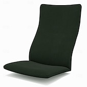 abordables Housse de canapé-Housse de coussin de chaise 100% coton couleur uniforme sans housse de coussin