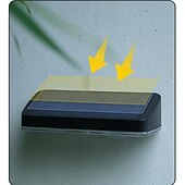 olcso Kültéri falilámpák-napelemes kerítés lámpák, kültéri vízálló napelemes fedélzeti lámpák, sola fali lámpa háromszínű szabályozható udvari fal veranda dekoráció hangulatos tájlámpa napelemes falmosó lámpa 1/2/4db