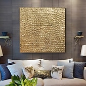 kultalehti alkuperäinen maalaus kulta seinätaide käsinmaalattu 3d kulta kuvioitu taide kulta metallimaalaus kankaalle seinätaide kodin sisustus venytetty kehys valmis ripustettavaksi tai kehystämätön halpa Öljymaalaukset-kultalehti alkuperäinen maalaus kulta seinätaide käsinmaalattu 3d kulta kuvioitu taide kulta metallimaalaus kankaalle seinätaide kodin sisustus venytetty kehys valmis ripustettavaksi tai kehystämätön