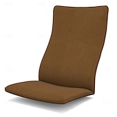 abordables Housse de canapé-Housse de coussin de chaise 100% coton couleur uniforme sans housse de coussin