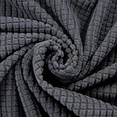 baratos Capa de cadeira-capa de cadeira de jantar resistente à água tecido de lã polar para capa de cadeira de sala de jantar capas elásticas capas de assento de cadeira