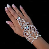 abordables Bracelets-Bracelets Bagues Femme Géométrique Papillon Précieux Mode Luxe Bracelet Bijoux Argent Dorée Forme Géométrique pour Mariage Cadeau