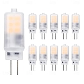 رخيصةأون أضواء LED ثنائي الدبوس-6/10 قطع g4 led مصباح الذرة، g4 led ثنائي دبوس لمبة ac/dc12v 3 واط 16 المصابيح 2835 smd لا وميض لمبة حبة استبدال 30 واط مصباح هالوجين المنزل أضواء الثريا