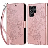 tanie Etui do telefonów Samsung-telefon Kılıf Na Samsung Galaxy S24 Ultra Plus S23 S22 S21 S20 Ultra Plus FE A55 A35 A25 A15 5G A54 A34 A14 A72 A52 A32 A22 A12 A53 A33 A23 A13 S25 Ultra Osłona tylna Z podpórką Magnetyczne z paskiem