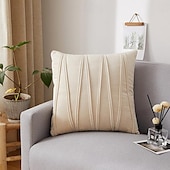 cheap Textured Throw Pillows-Decorative Toss Pillows Velvet Cover for Pillows Pillow Case Cover Home office Pillow Case Cover Modern Sample Room Cushion Cover Outdoor Cushion for Sofa Couch Bed Chair Pink Blue Sage Green Purple