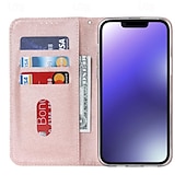 お買い得  iPhone用ケース-電話 ケース 用途 iPhone 16 iPhone 15 Pro Max iPhone 14 13 12 11 Pro Max Plus Mini SE バックカバー ウォレットカードケース リストストラップ付き キックスタンド カード挿入口 レトロ風 TPU PUレザー