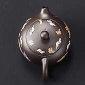 cheap Drinkware-Color-Changing Teapot Set Dragon &amp; Phoenix Zisha Chinese Loong Gift - Heat Sensitive Kung Fu Tea Set with Teapot and Cups, Business Gift