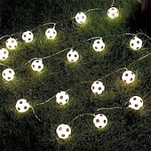 economico Striscie luci a batteria-luci della stringa di calcio luci della stringa della palla di sport euro cup usb o funzionamento a batteria 1.5m 3m 6m lucine mix baseball basket calcio calcio luci a led