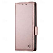 voordelige Samsung-hoesje-Telefoonhoesje voor Samsung Galaxy A55 A35 A25 A15 5G A54 A34 A14 A73 A53 A33 A23 A13 A72 A52 A32 A22 A12 S25 Ultra Achtercover met Standaard Houder Magnetische Kaartsleuf Retro TPU PU Leer