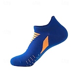 preiswerte Herrensocken-Herren 3 Stück Mehrfachpackungen Socken Laufsport Socken Freizeitsocken Schwarz Weiß Farbe Streifen Sport &amp; Natur Täglich Urlaub Grundlegend Mittel Frühling Herbst Modisch Brautkleider schlicht