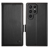 voordelige Samsung-hoesje-Telefoonhoesje voor Samsung Galaxy A55 A35 A25 A15 5G A54 A34 A14 A73 A53 A33 A23 A13 A72 A52 A32 A22 A12 S25 Ultra Achtercover met Standaard Houder Magnetische Kaartsleuf Retro TPU PU Leer