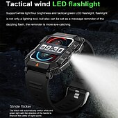 Χαμηλού Κόστους Smartwatch-imosi yk03 έξυπνο ρολόι 1,83 ιντσών smartwatch fitness ρολόι τρεξίματος bluetooth βηματόμετρο υπενθύμισης κλήσης παρακολούθηση ύπνου συμβατό με έξυπνο ρολόι ανδρικό φακό LED