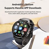 Недорогие Смарт-часы-LOKMAT APPLLP 2 Умные часы 1.508 дюймовый Смарт-часы-телефон 3G 4G Bluetooth Педометр Напоминание о звонке Датчик для отслеживания сна Совместим с Ноль Женский Мужчины GPS