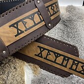 abordables Accesorios y más-Punk y gótico Medieval Renacimiento Baile de Máscaras Cinturón Vikingo caballero celta Hombre Mujer Unisexo Vikingo Carnaval Mascarada Escenario Feria del Renacimiento LARP Adulto Cinturón