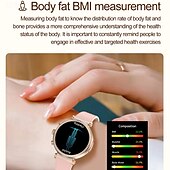 お買い得  スマートブレスレット-696 TK28 スマートウォッチ 1.27 インチ スマートブレスレット ブルートゥース ECG + PPG 歩数計 着信通知 と互換性があります Android iOS 女性 ハンドフリーコール メッセージ受信通知 IP 67 41mmの時計ケース