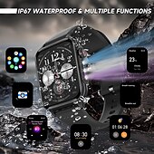 Χαμηλού Κόστους Smartwatch-696 P6 Εξυπνο ρολόι 1.96 inch Έξυπνο ρολόι Bluetooth ΗΚΓ + PPG Βηματόμετρο Υπενθύμιση Κλήσης Συμβατό με Android iOS Γυναικεία Άντρες Κλήσεις Hands-Free Υπενθύμιση Μηνύματος IP 67 Θήκη ρολογιού 40mm