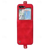cheap Samsung Cases-Phone Case For Samsung Galaxy Z Flip 5 Z Flip 4 Z Flip 3 Back Cover with Stand Holder Card Slot Shockproof Retro TPU PU Leather