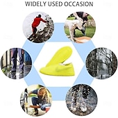 economico Cura Personale &amp; Salute-copriscarpe impermeabili, copriscarpe antiscivolo resistenti all&#039;acqua, protezioni copriscarpe antipioggia in gomma siliconica per bambini, uomini, donne