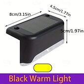 billiga Utomhuslampetter-1st 1 W Vägglampor för Utomhusbruk LED Solbelysning Pathway Lights &amp; Lanterns Soldriven Varmvit Vit Multifärg 3.7 V 1 LED-pärlor