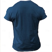 tanie Patriotyczna koszulka dla weteranów-Święto Weteranów Męski Patriotyczny Weteran Amerykańska Flaga T-shirt Krótki Rękaw T-shirt 3D Druk Koszulka z Okrągłym Dekoltem Styl Uliczny Impreza Urodzinowa Ulica Czarny Niebieski Zielony Lato