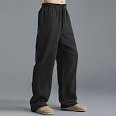 abordables Fondos-Medieval Renacimiento pantalones piratas Pirata Vikingo Color sólido Hombre Vikingo Pirata Víspera de Todos los Santos Carnaval Vacaciones Fiesta / Noche LARP Adulto Pantalones Primavera verano