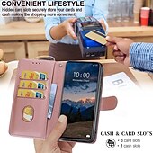 tanie Etui do telefonów Samsung-telefon Kılıf Na Samsung Galaxy S24 Ultra Plus S23 S22 S21 S20 Ultra Plus FE A55 A35 A25 A15 5G A54 A34 A14 A72 A52 A32 A22 A12 A53 A33 A23 A13 S25 Ultra Osłona tylna Z podpórką Magnetyczne z paskiem