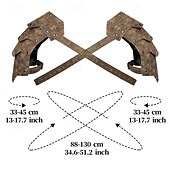 abordables Armadura-Retro Antiguo Medieval Renacimiento Armas y Armaduras Camisa de señora Armadura de Hombro Vikingo forastero Hombre Vikingo Carnaval Mascarada Rendimiento Fiesta / Noche Escenario Adulto Armadura de
