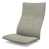 abordables Housse de canapé-Housse de coussin de chaise 100% coton couleur uniforme sans housse de coussin