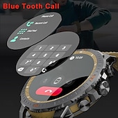 Χαμηλού Κόστους Smartwatch-696 LC313 Εξυπνο ρολόι 1.43 inch Έξυπνο ρολόι Bluetooth ΗΚΓ + PPG Βηματόμετρο Υπενθύμιση Κλήσης Συμβατό με Android iOS Γυναικεία Άντρες Κλήσεις Hands-Free Υπενθύμιση Μηνύματος IP 67 Θήκη ρολογιού 46mm
