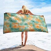levne sady plážových ručníků-barevná plážová osuška 100% mikrovlákno pohodlné přikrývky nadrozměrná plážová osuška, 35&quot; x 70&quot;, velká koupací osuška pro dospívající dospělé, rychleschnoucí, savá, měkká, všestranná na cesty, do
