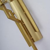 baratos Candeeiros de Parede de interior-Luzes de parede internas LED Luz de 3 cores 28 cm Arandela de parede de cristal de luxo moderna com 3 luzes E14 lâmpada noturna de cabeceira de metal para quarto banheiro sala de estar corredor