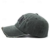 voordelige Heren honkbalpet-Voor heren Baseballpet Zonnehoed Trucker Hoed Zwart Wijn Katoen Geborduurd Modieus Casual Straat Dagelijks Brief Verstelbaar Zonbescherming Ademend