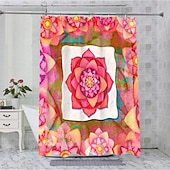 cheap Shower Curtains-Plant Series Waterproof Shower Curtain 180cm*180cm(70&quot;*70&quot;) Botanical Bathroom Decor Mildew Resistant Polyester Fabric for Bath Tub Shower