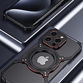 baratos Capas para iPhone-telefone Capinha Para iPhone 16 Pro Máx. iPhone 15 14 Pro Max Plus iPhone 13 Pro Max Capa traseira Magnética Suporte para carregamento sem fio Antichoque Cores Gradiente TPU Metal