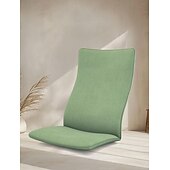 abordables Housse de canapé-Housse de coussin de chaise 100% coton couleur uniforme sans housse de coussin