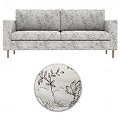 cheap Sofa Cover-100% Cotton 2-Seat 3-Seat Sofa Cover Floral Quilted Slipcovers  PARcover LITB PRIME cover