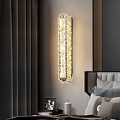 economico Luci da parete-applique da parete per interni a led luce a 3 colori 5/11 cm lampada da parete creativa di lusso ceystal moderno stile nordico soggiorno lampada da sfondo per tv semplice lampada da comodino camera da