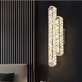economico Luci da parete-applique da parete per interni a led luce a 3 colori 5/11 cm lampada da parete creativa di lusso ceystal moderno stile nordico soggiorno lampada da sfondo per tv semplice lampada da comodino camera da