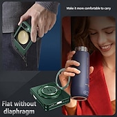 Недорогие Чехлы для Samsung-Чехол для Z Flip 6 Z Flip 5 Z Flip 4 Z Flip 3 с магнитной адсорбцией окном для просмотра с подставкой съёмный противоударный ретро броня TPU PC