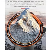 preiswerte Intelligente Armbänder-696 EX103 Smartwatch 1.55 Zoll Smart-Armband Bluetooth Schrittzähler Anruferinnerung Schlaf-Tracker Kompatibel mit Android iOS Herren Freisprechanlage Nachrichterinnerung IP 67 47mm Uhrengehäuse