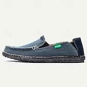 voordelige Hereninstappers &amp; loafers-casual instappers voor heren - bovenwerk van ademend canvas, lichtgewicht zool, ideaal voor dagelijks gebruik