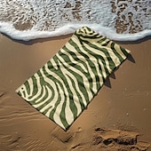 abordables ensembles de serviettes de plage-serviette de plage série palmiers couvertures confortables 100 % microfibre serviette de plage surdimensionnée, 35 &quot;x 70&quot;, grande serviette de bain pour adolescents adultes, séchage rapide,