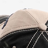 economico Cappellino da baseball da uomo-Per uomo Cappellino da baseball Cappello da sole Cappello da camionista Rosso Verde Cotone Collage Con ricami Di tendenza Informale Strada Giornaliero Alfabetico Regolabile Crema solare Traspirante